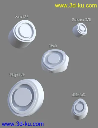 3D打印模型Mannequin Kit for Genesis 8 Male的图片