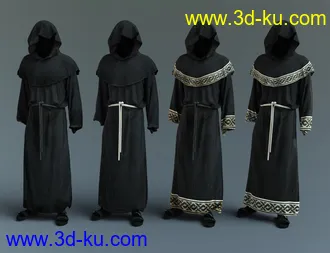 3D打印模型Many Monks的图片
