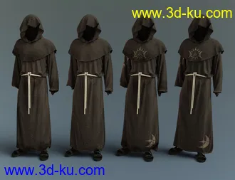 3D打印模型Many Monks的图片