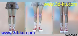 3D打印模型Marie Loo for Genesis 8 Female的图片