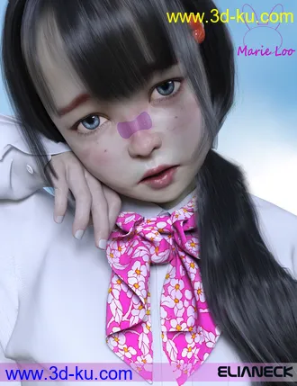 3D打印模型Marie Loo for Genesis 8 Female的图片