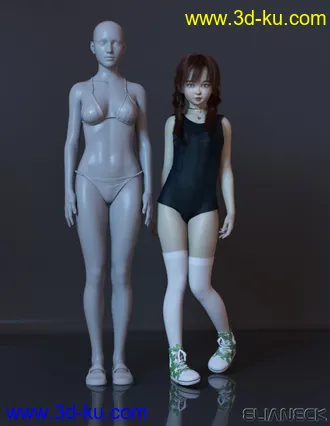 3D打印模型Marie Loo for Genesis 8 Female的图片