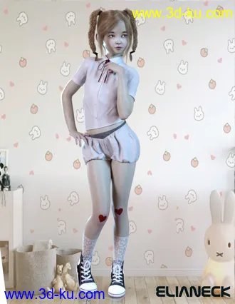 3D打印模型Marie Loo for Genesis 8 Female的图片