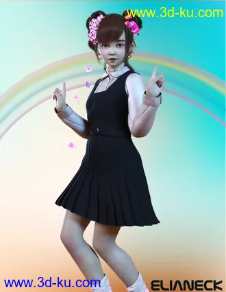 3D打印模型Marie Loo for Genesis 8 Female的图片