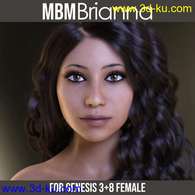 MbM Brianna for Genesis 3 & 8 Female模型的图片1