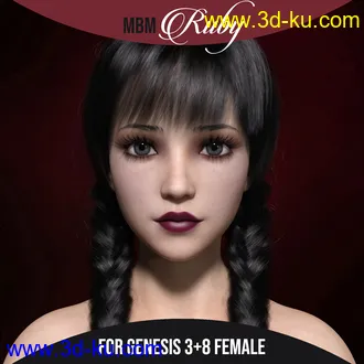 3D打印模型MbM Ruby for Genesis 3 & 8 Female的图片