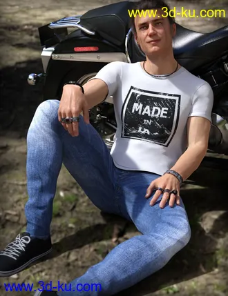 3D打印模型MD Rock Jewelry for Genesis 3 and 8 Male(s)的图片