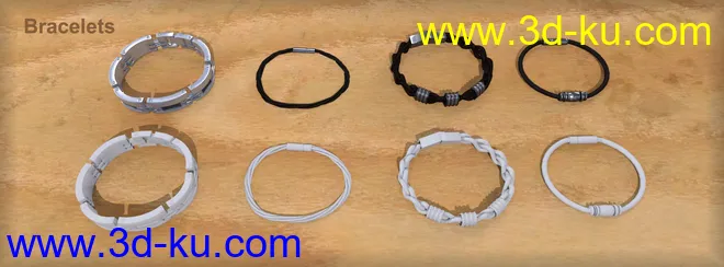 MD Rock Jewelry for Genesis 3 and 8 Male(s)模型的图片11