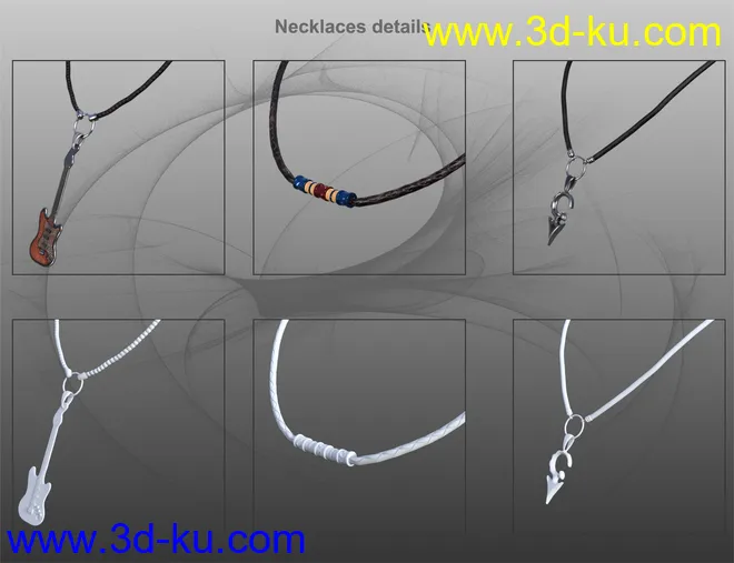 MD Rock Jewelry for Genesis 3 and 8 Male(s)模型的图片16