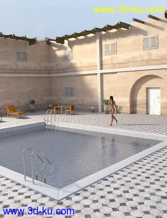 3D打印模型Mediterranean Pool的图片