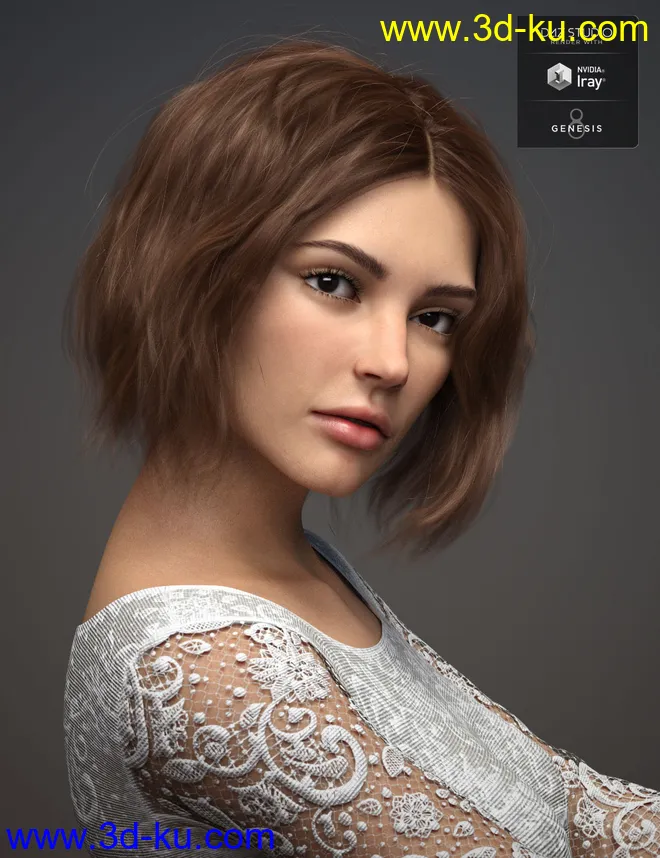 Melanthe HD for Genesis 8 Female模型的图片3