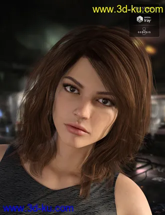 3D打印模型Melanthe HD for Genesis 8 Female的图片