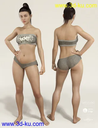 3D打印模型Mesmerizing Faces & Bodies for Genesis 8 Female的图片