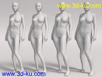 3D打印模型Mesmerizing Faces & Bodies for Genesis 8 Female的图片