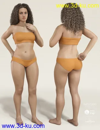 3D打印模型Mesmerizing Faces & Bodies for Genesis 8 Female的图片