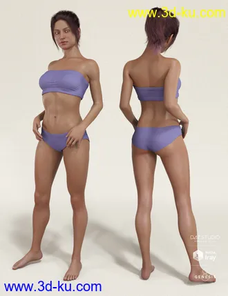 3D打印模型Mesmerizing Faces & Bodies for Genesis 8 Female的图片