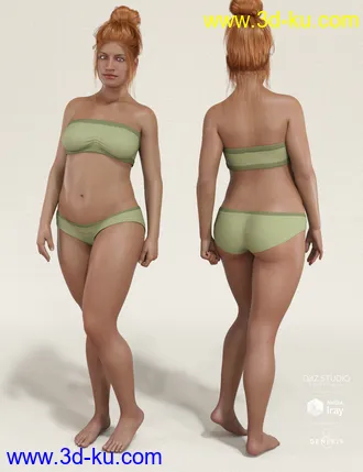 3D打印模型Mesmerizing Faces & Bodies for Genesis 8 Female的图片