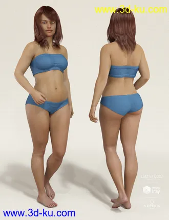 3D打印模型Mesmerizing Faces & Bodies for Genesis 8 Female的图片