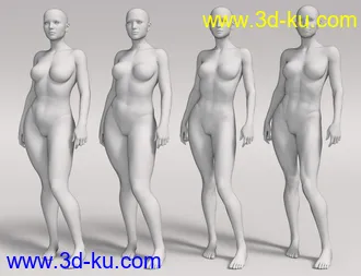 3D打印模型Mesmerizing Faces & Bodies for Genesis 8 Female的图片