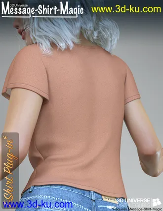 3D打印模型Message-Shirt-Magic Bundle for Genesis 8 Female(s)的图片