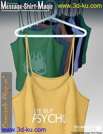 3D打印模型Message-Shirt-Magic Bundle for Genesis 8 Female(s)的图片