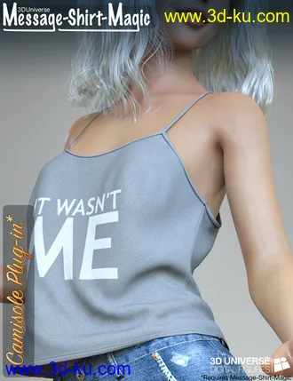 3D打印模型Message-Shirt-Magic Bundle for Genesis 8 Female(s)的图片