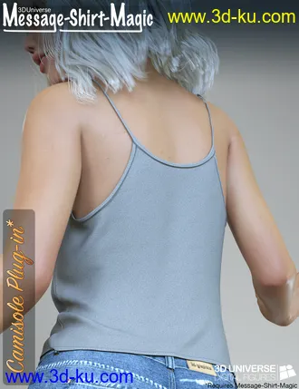 3D打印模型Message-Shirt-Magic Bundle for Genesis 8 Female(s)的图片