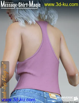 3D打印模型Message-Shirt-Magic Bundle for Genesis 8 Female(s)的图片