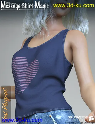 3D打印模型Message-Shirt-Magic Bundle for Genesis 8 Female(s)的图片