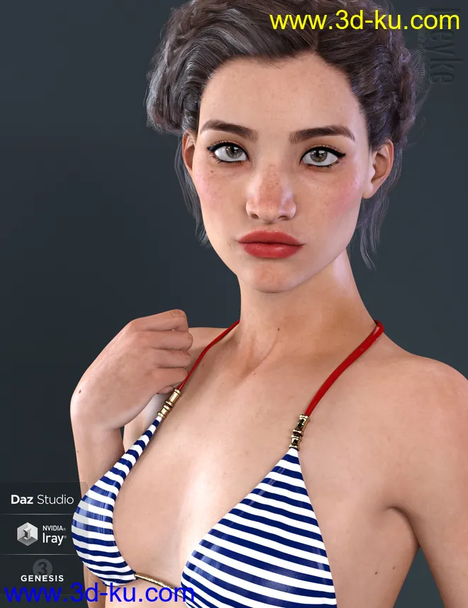 Meyke for Genesis 3 and 8 Female模型的图片1