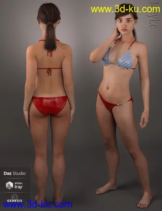 3D打印模型Meyke for Genesis 3 and 8 Female的图片