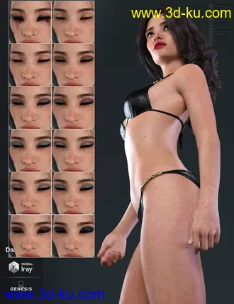 3D打印模型Meyke for Genesis 3 and 8 Female的图片