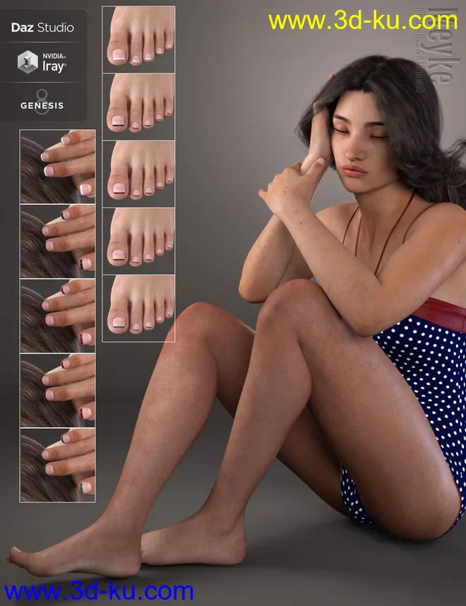 Meyke for Genesis 3 and 8 Female模型的图片7