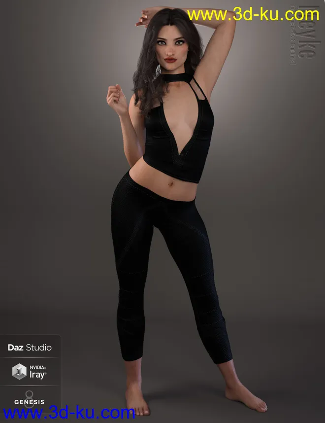 Meyke for Genesis 3 and 8 Female模型的图片9