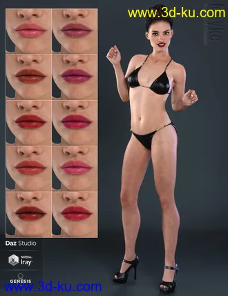 3D打印模型Meyke for Genesis 3 and 8 Female的图片