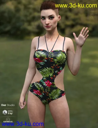 3D打印模型Meyke for Genesis 3 and 8 Female的图片