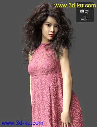 3D打印模型Mila HD for Genesis 8 Female的图片