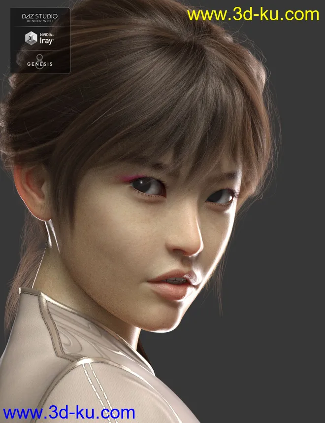 Mila HD for Genesis 8 Female模型的图片4