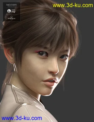 3D打印模型Mila HD for Genesis 8 Female的图片
