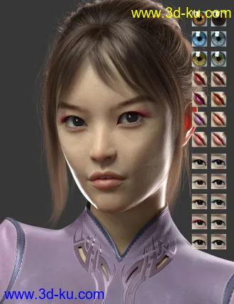 3D打印模型Mila HD for Genesis 8 Female的图片