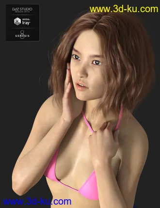 3D打印模型Mila HD for Genesis 8 Female的图片