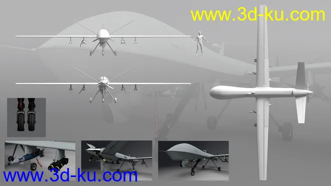 Military Drone模型的图片2