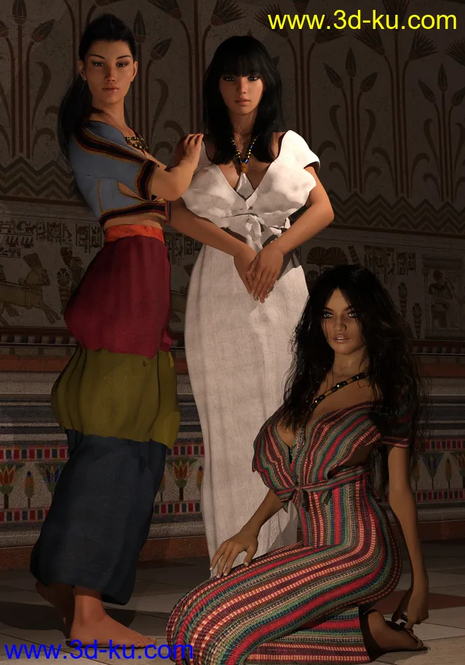 Minoan Era for Genesis 3 Female and Genesis 8 Female模型的图片1