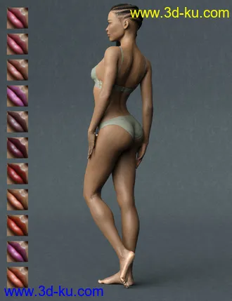 3D打印模型Mirlande HD for Genesis 8 Female的图片