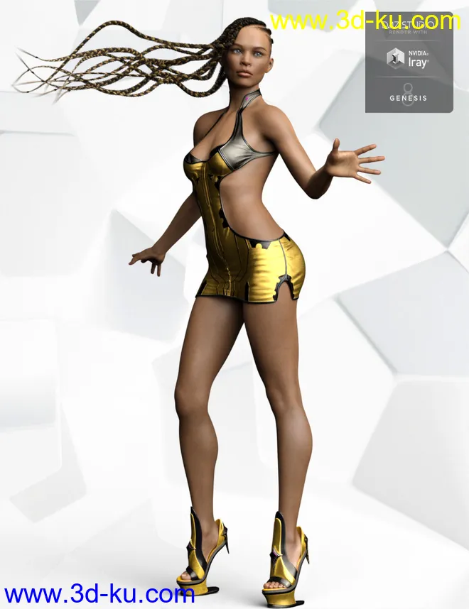 Mirlande HD for Genesis 8 Female模型的图片7