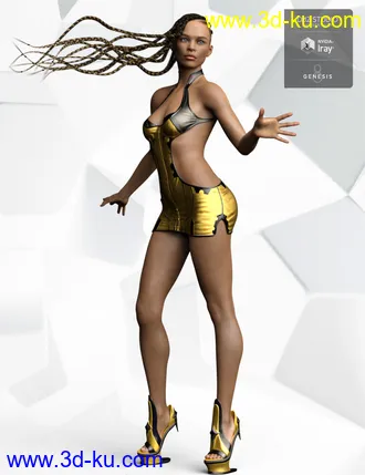 3D打印模型Mirlande HD for Genesis 8 Female的图片