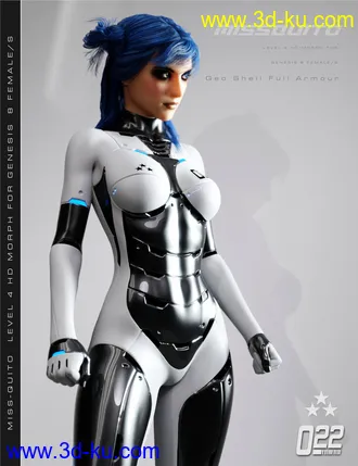 3D打印模型Miss-Quito for Genesis 8 Female(s)的图片