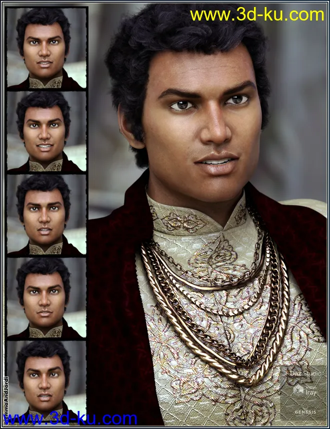 Mixable Expressions for Sanjay 8 and Genesis 8 Male(s)模型的图片3