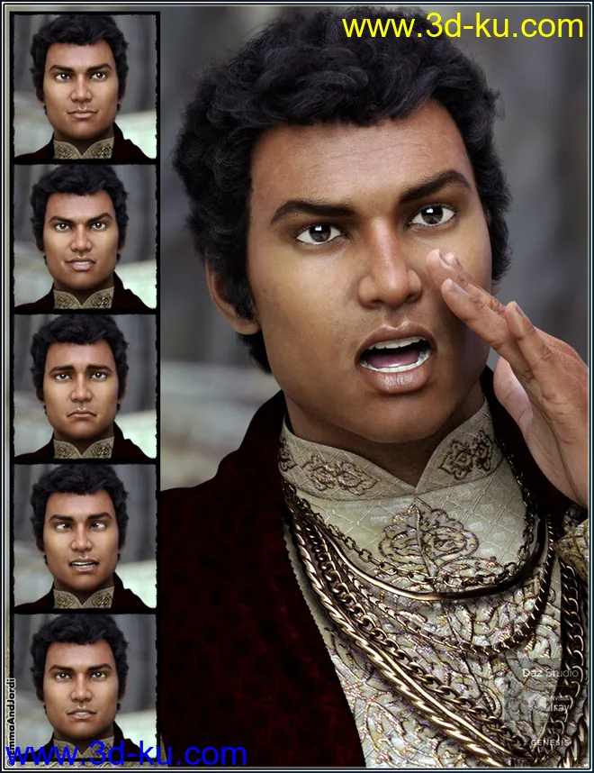 Mixable Expressions for Sanjay 8 and Genesis 8 Male(s)模型的图片7