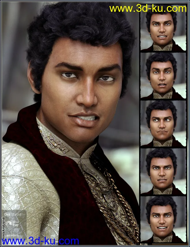 Mixable Expressions for Sanjay 8 and Genesis 8 Male(s)模型的图片8